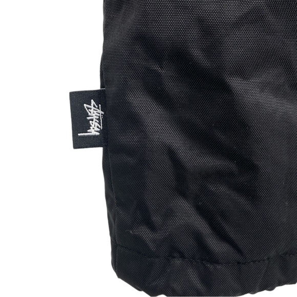 Stussy Coaches Jacket Black With Pink Lettering Mens Small - Picture 4 of 7